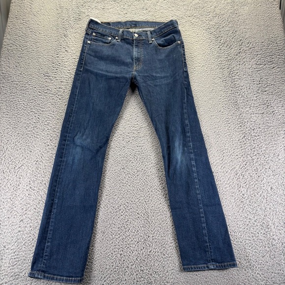 Levi's Other - Levis 513 Jeans Mens 32x32 Blue Dark Wash Cotton Stretch Slim Fit Denim